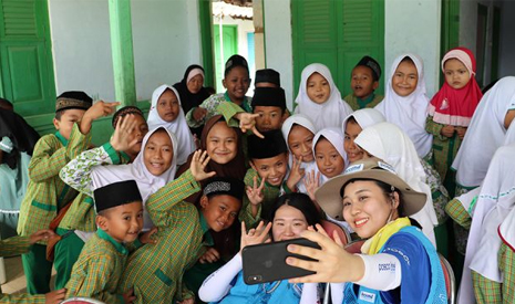 포스코 대학생봉사단 ‘비욘드’, 인도네시아에서 봉사활동 실시