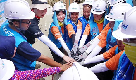 POSCO Global Youth Group ‘Beyond’ Volunteers for the Steel Village Projects in Indonesia