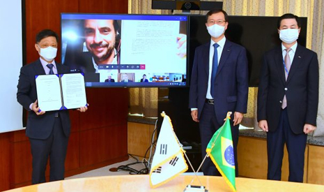 POSCO signs MOU with Brazil’s Vale to develop decarbonization solutions in steel production